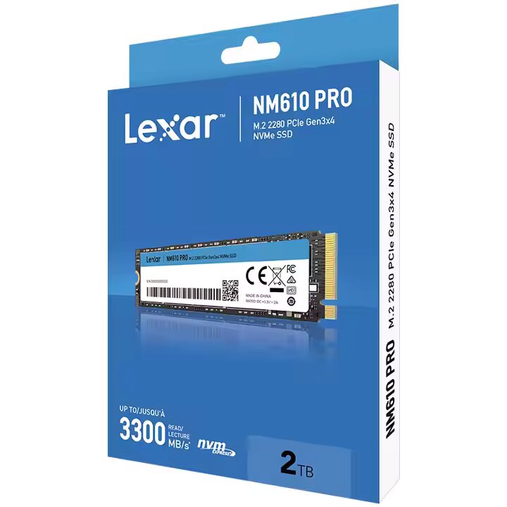 M2 SSD 2TB LEXAR NM610 PRO NVME